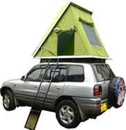 rooftent 4x4 rental in Kenya